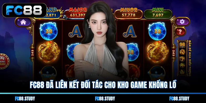 FC88 đã liên kết đối tác cho kho game khổng lồ