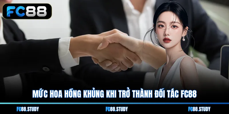 Mức hoa hồng khủng khi trở thành đối tác FC88