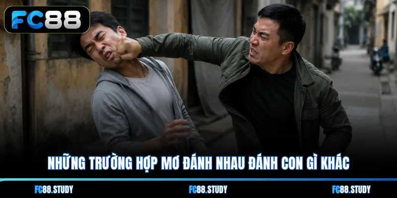 Những trường hợp mơ đánh nhau đánh con gì khác